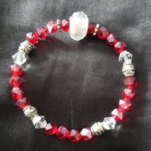 Ruby red bracelet